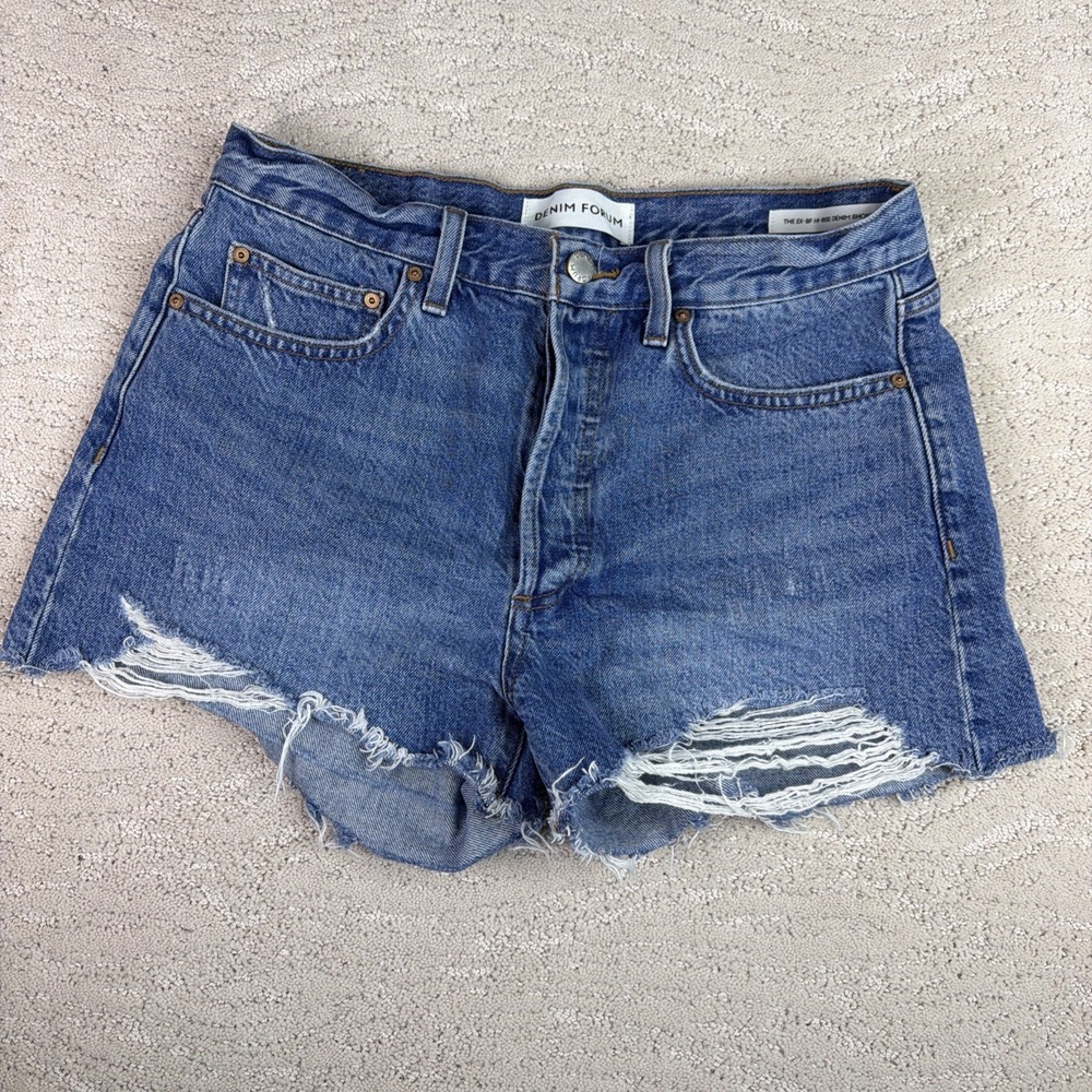 Women's Denim Forum 27 Ex-Boyfriend Hi Rise Cut Off Short